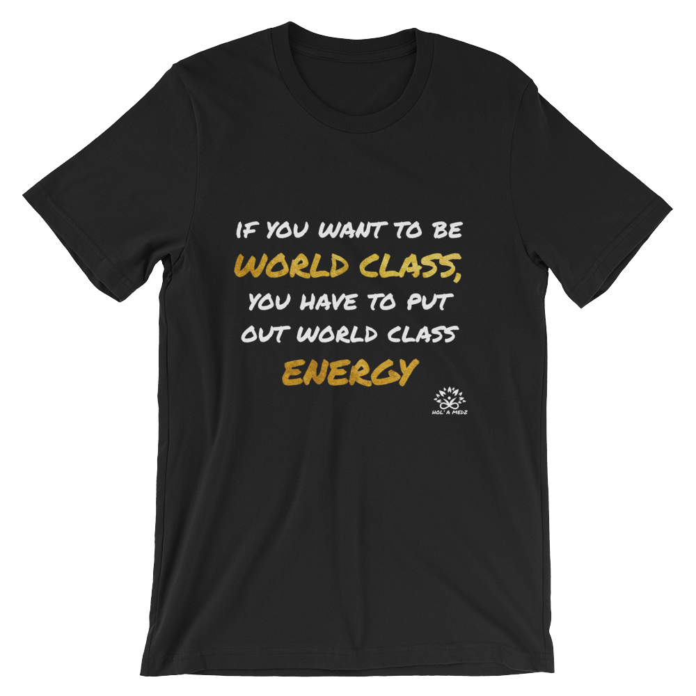 Men T-Shirt "Be World Class - Gold"