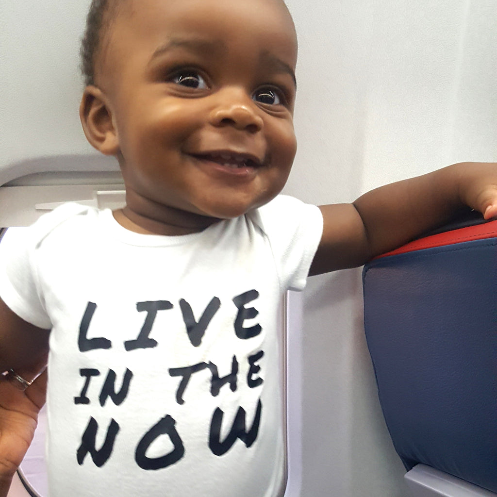 Infant Long Sleeve Bodysuit "Live in the Now"