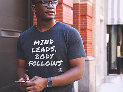 Men T-Shirt "Mind leads, Body follows"