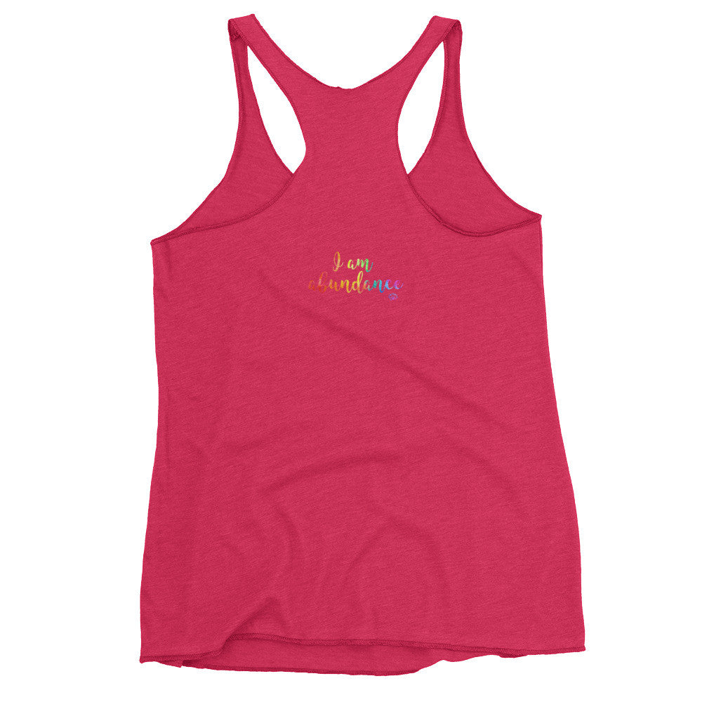 Women's Tank Top "I am Abundance"