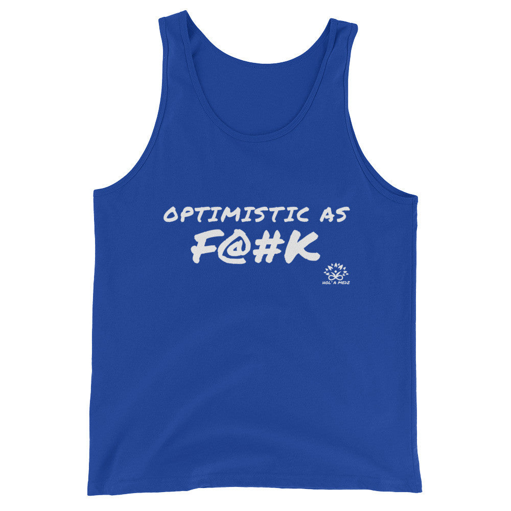 Men Tank Top "Optimistic as F@#k"