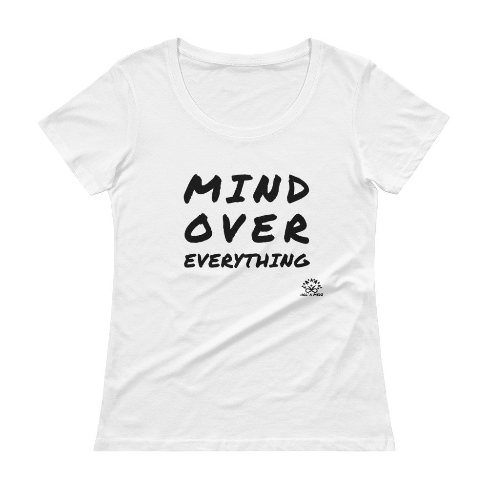 Women Scoopneck T-Shirt "Mind Over Everything"