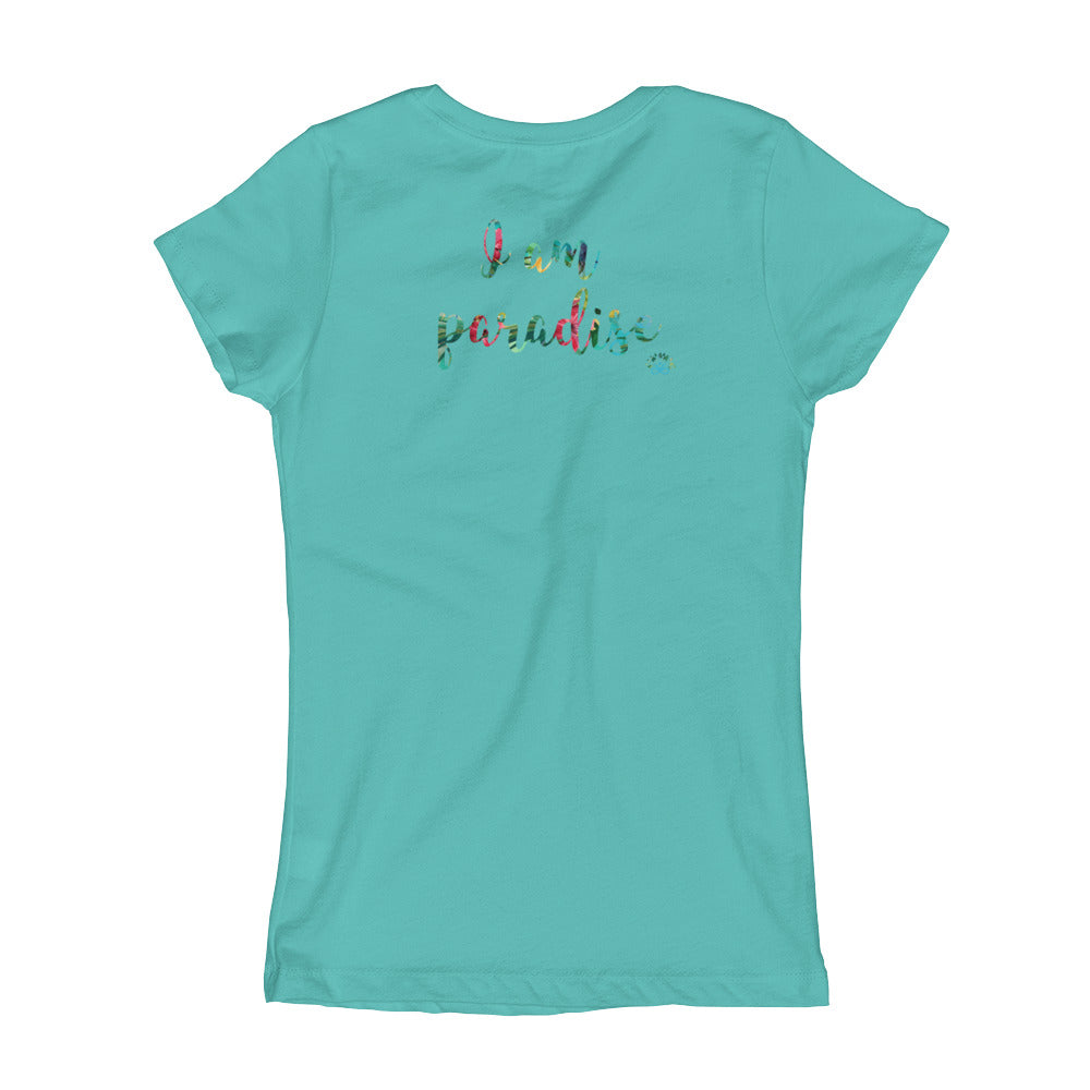 Girl's T-Shirt "I'm Paradise"