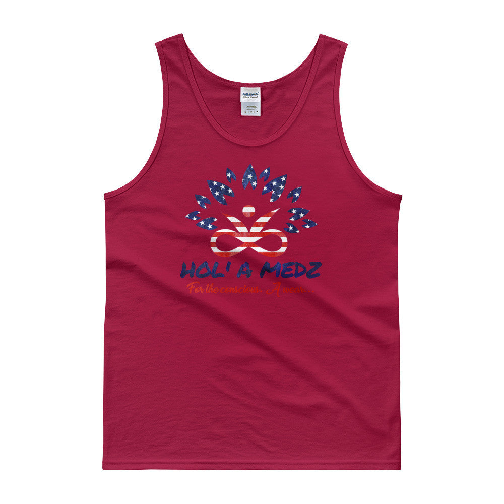 Men Tank top "American Flag"