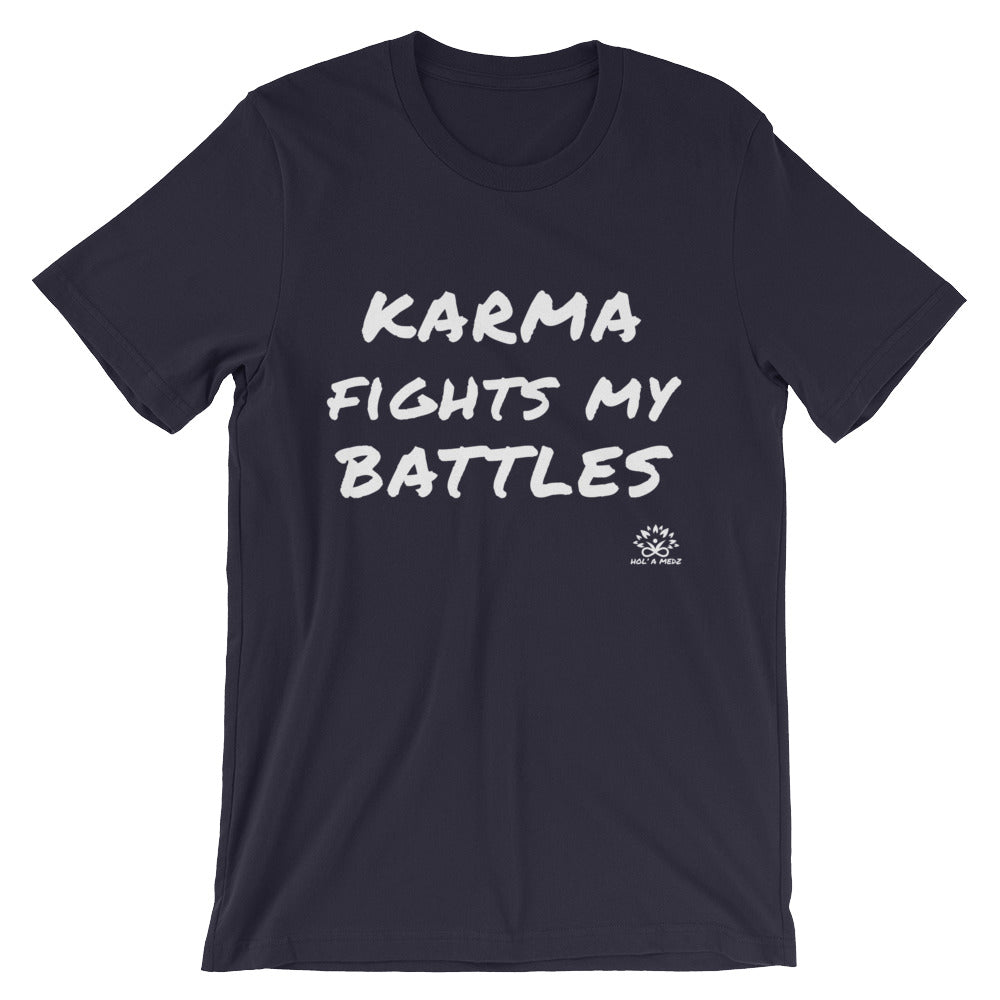 Men T-Shirt "Karma fights my battles"