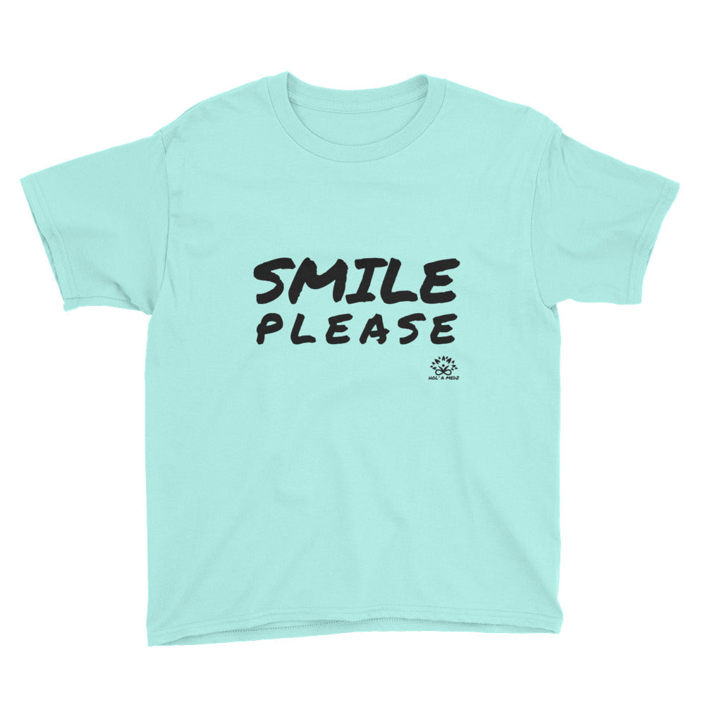 Youth Short Sleeve T-Shirt "Smile Now"
