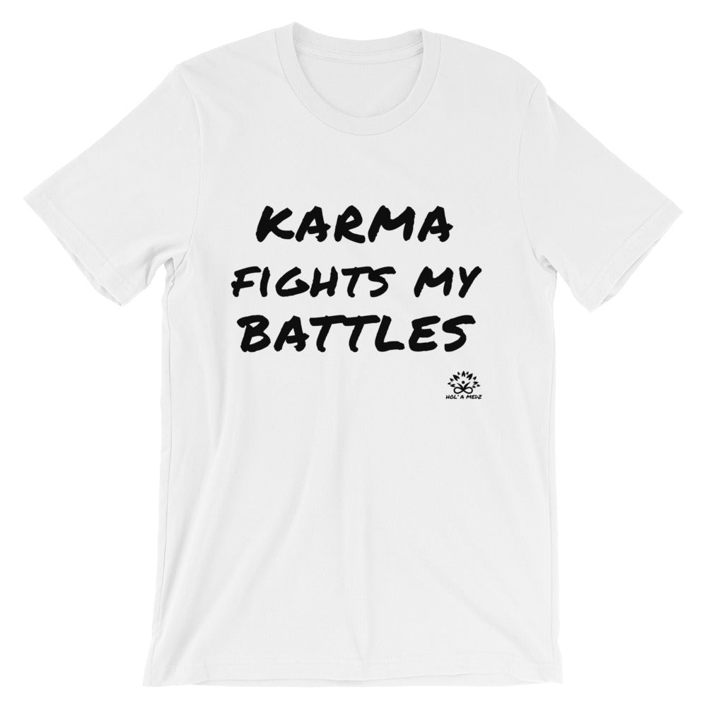 Men T-Shirt "Karma fights my battles"