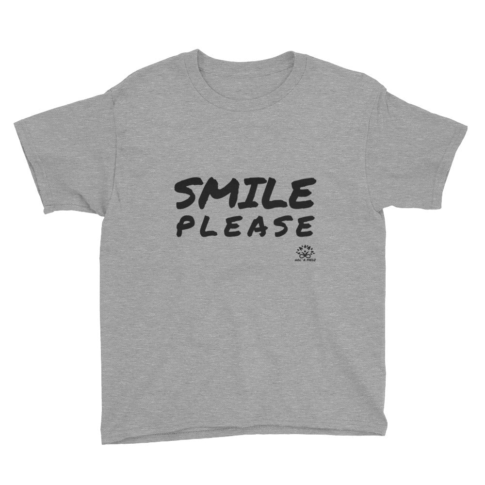 Youth Short Sleeve T-Shirt "Smile Now"