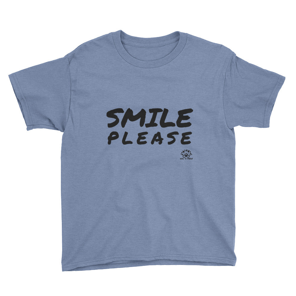 Youth Short Sleeve T-Shirt "Smile Now"