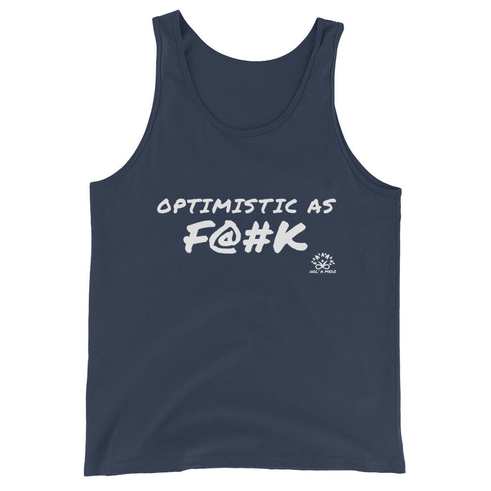 Men Tank Top "Optimistic as F@#k"