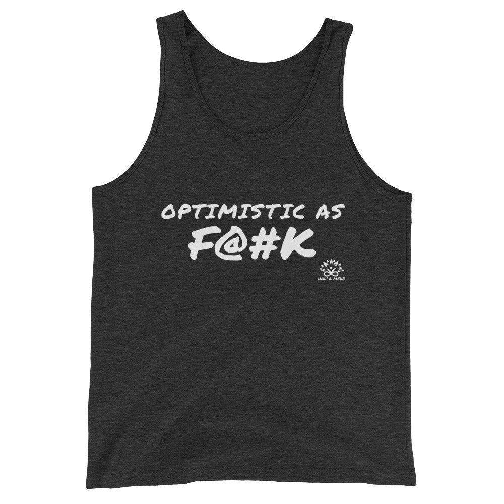 Men Tank Top "Optimistic as F@#k"