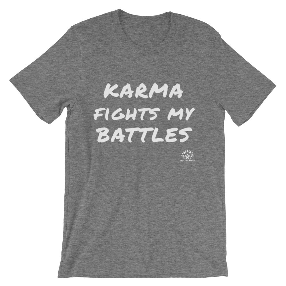 Men T-Shirt "Karma fights my battles"