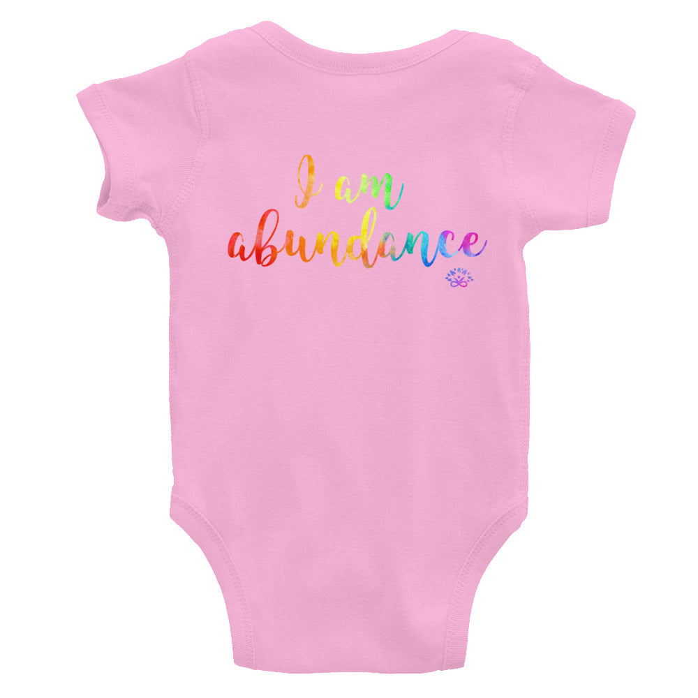 Infant Bodysuit "I am abundance"