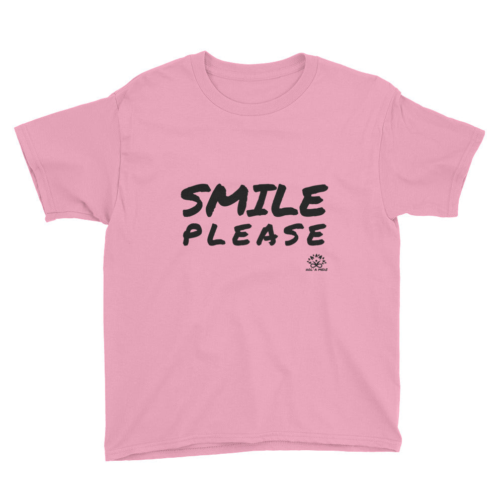 Youth Short Sleeve T-Shirt "Smile Now"