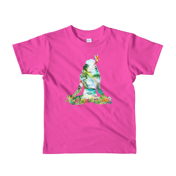 Short sleeve kids t-shirt "I'm paradise"