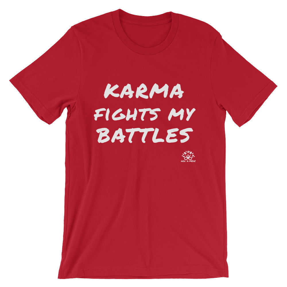Men T-Shirt "Karma fights my battles"