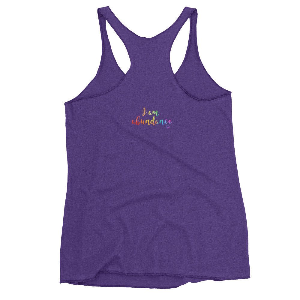 Women's Tank Top "I am Abundance"