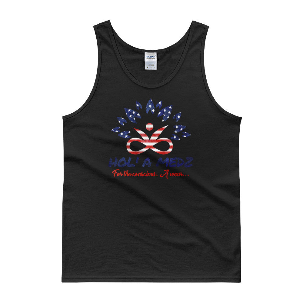 Men Tank top "American Flag"