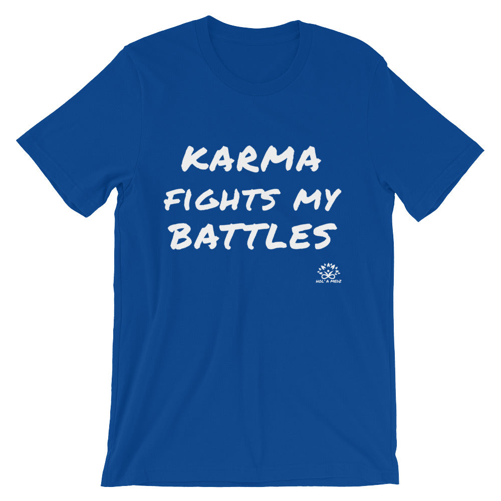 Men T-Shirt "Karma fights my battles"