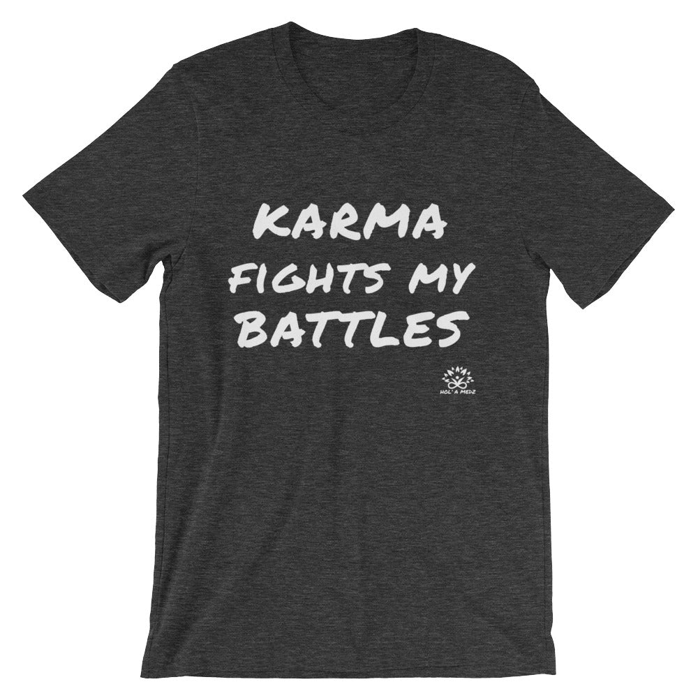 Men T-Shirt "Karma fights my battles"