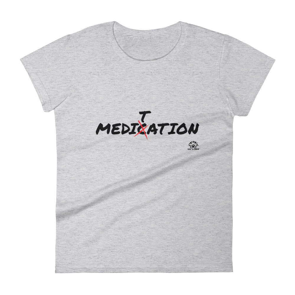 Women's short sleeve t-shirt "Meditation"