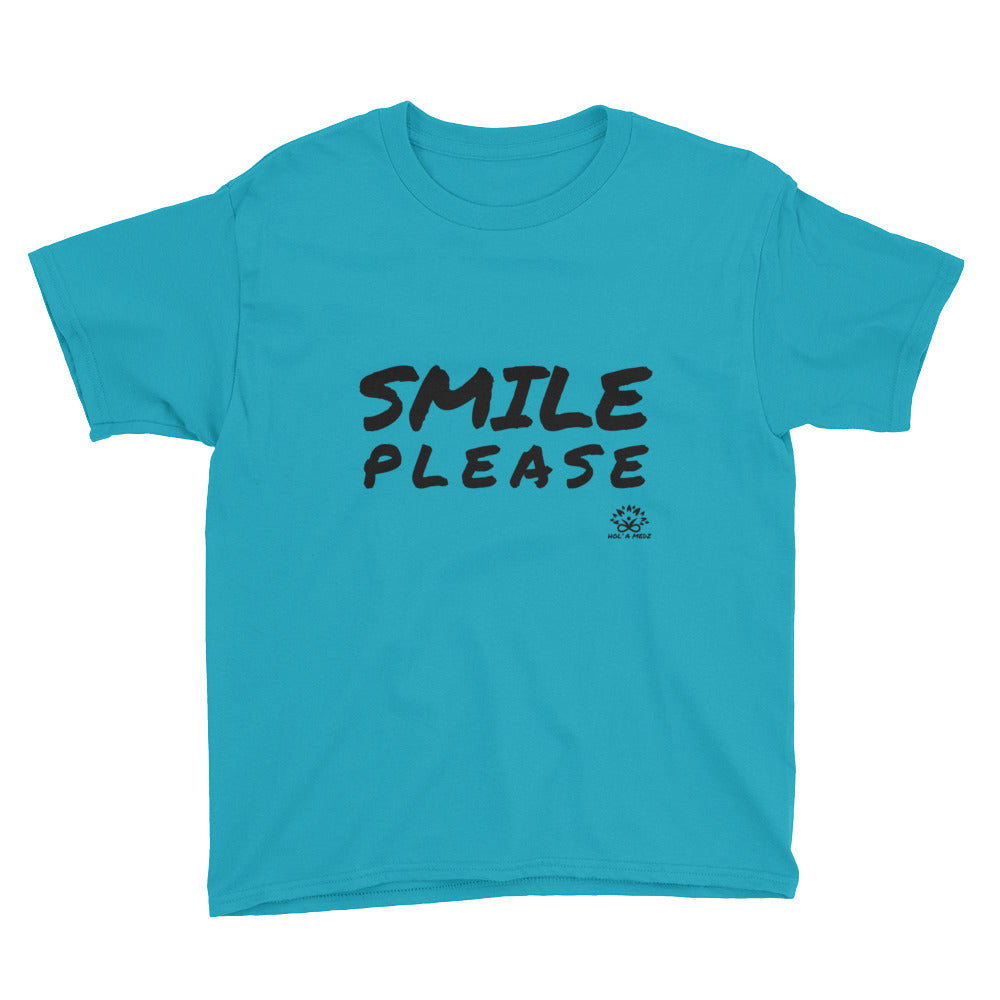 Youth Short Sleeve T-Shirt "Smile Now"