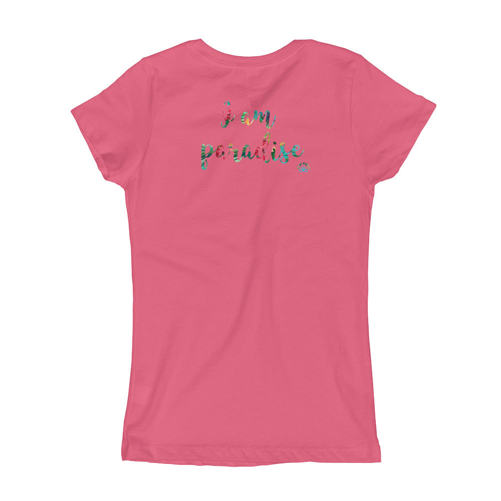 Girl's T-Shirt "I'm Paradise"