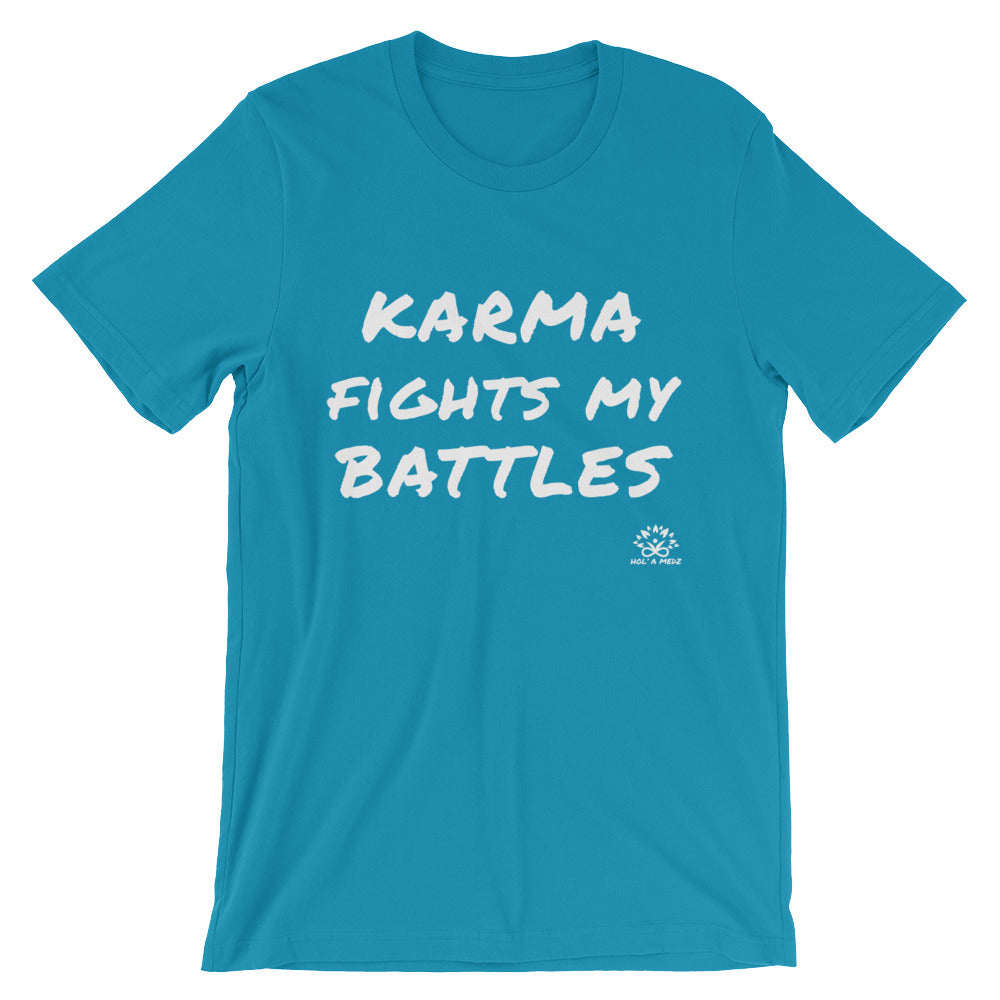 Men T-Shirt "Karma fights my battles"