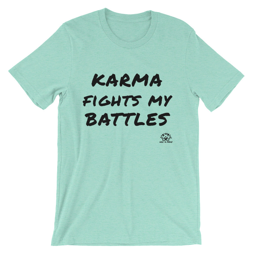 Men T-Shirt "Karma fights my battles"