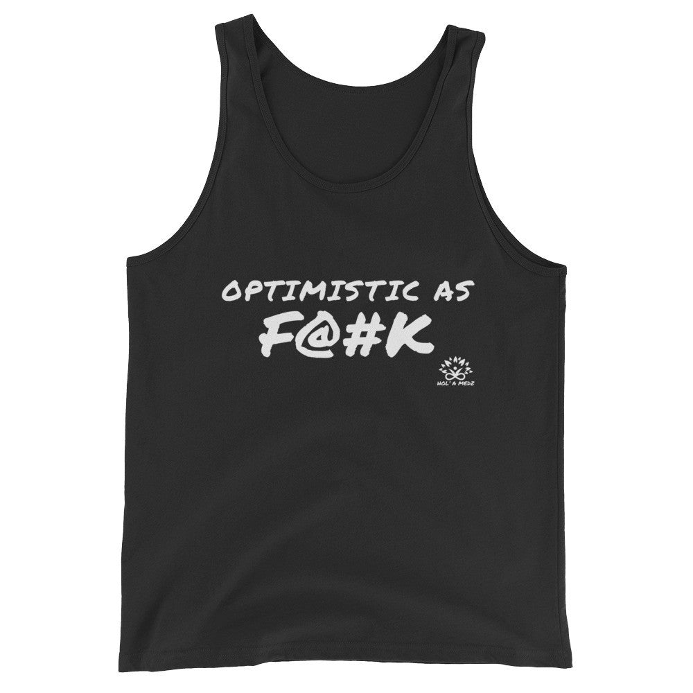 Men Tank Top "Optimistic as F@#k"