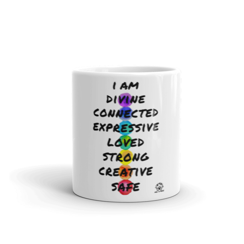 White Glossy Mug "I AM"