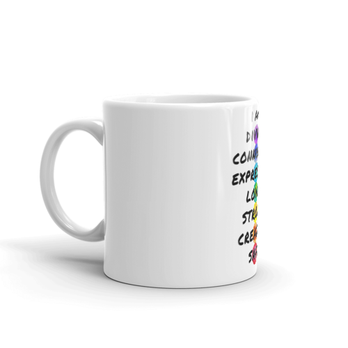 White Glossy Mug "I AM"
