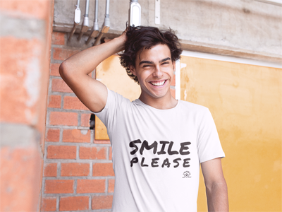 Men T-Shirt "SMILE Please"