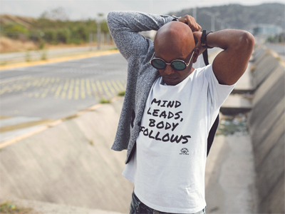 Men T-Shirt "Mind leads, Body follows"