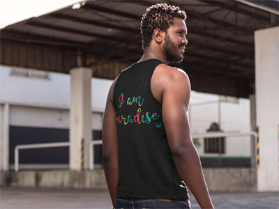 Men Tank Top "I am Paradise"