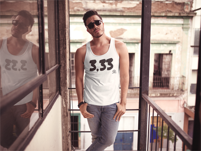Men Tank Top "Magical Numbers 3.33"