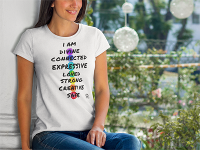 Women T-Shirt "I am divine..."