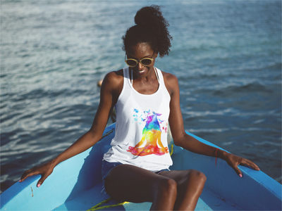 Women's Tank Top "I am Abundance"