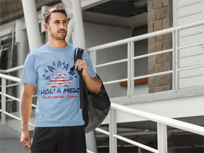Men T-Shirt "American flag"
