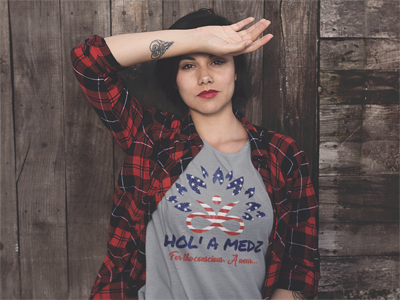 Women's T-Shirt "American Flag"